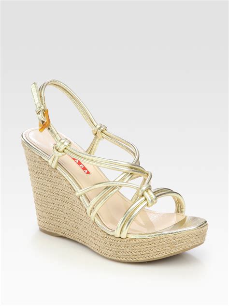 prada wedges for women.